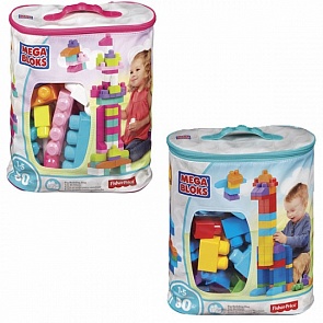 Набор - Мой первый конструктор, 80 деталей, 2 вида (Mega Bloks, CYP72)